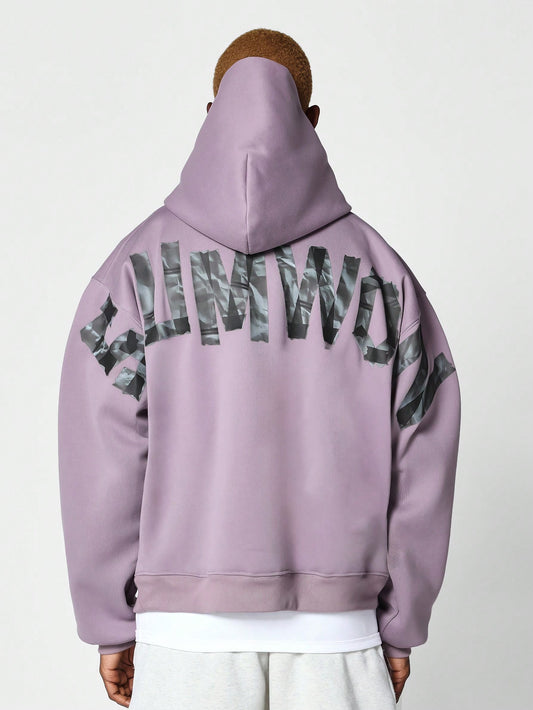Overhead Hoodie With Front And Back Print