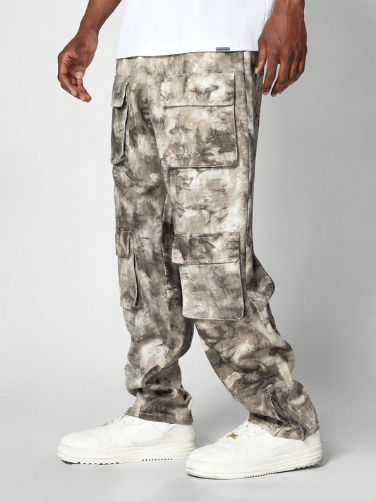 Cargo Pant With All Over Print