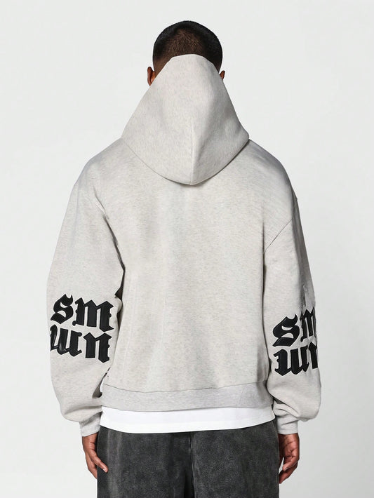 Overhead Hoodie With Applique