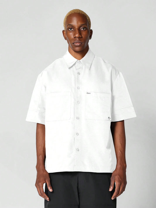 Boxy Fit Shirt With Back Label