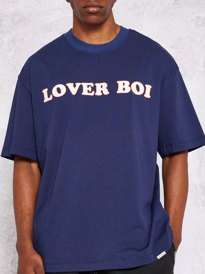 Tee With Lover Boi Print