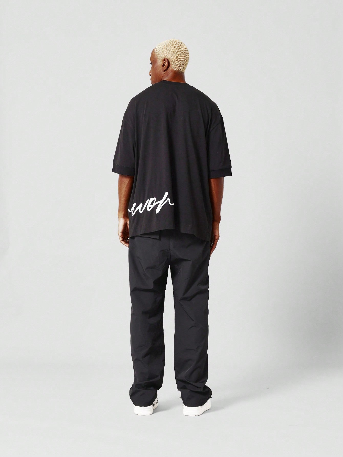 Oversized Tee With Signature Embroidery