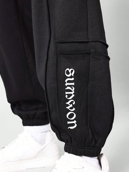 Cuffed Jogger With Seam Detail