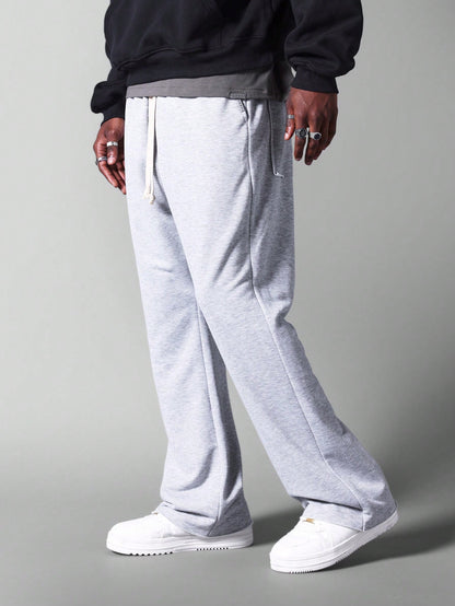 Flare Fit Jogger With Raw Hem