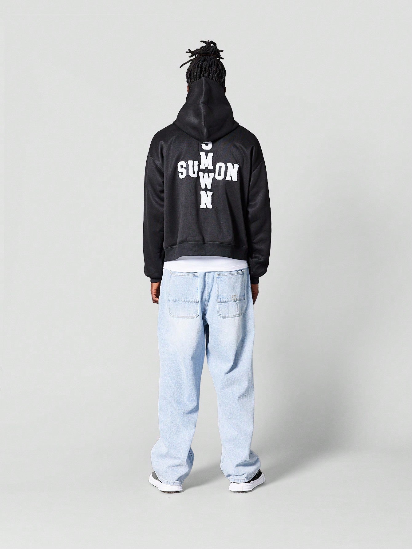 Overhead Hoodie With Front and Back Applique