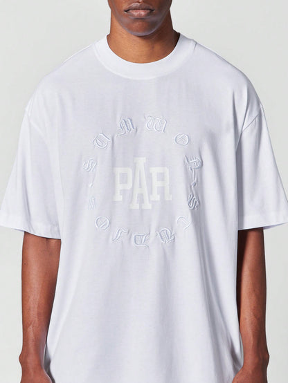 Tee With Front Embroidery and Print
