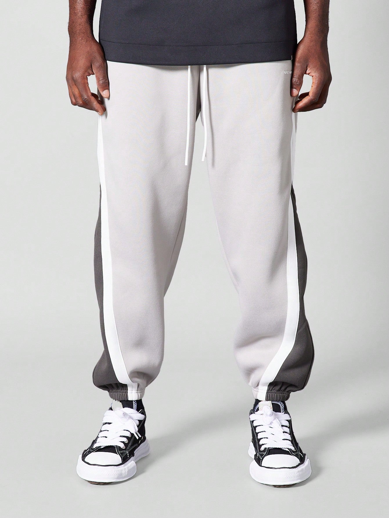 Cuffed Jogger With Contrast Panels