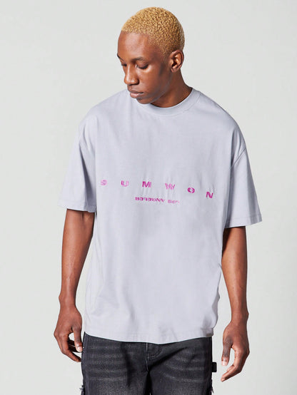 Tee With Front Embroidery