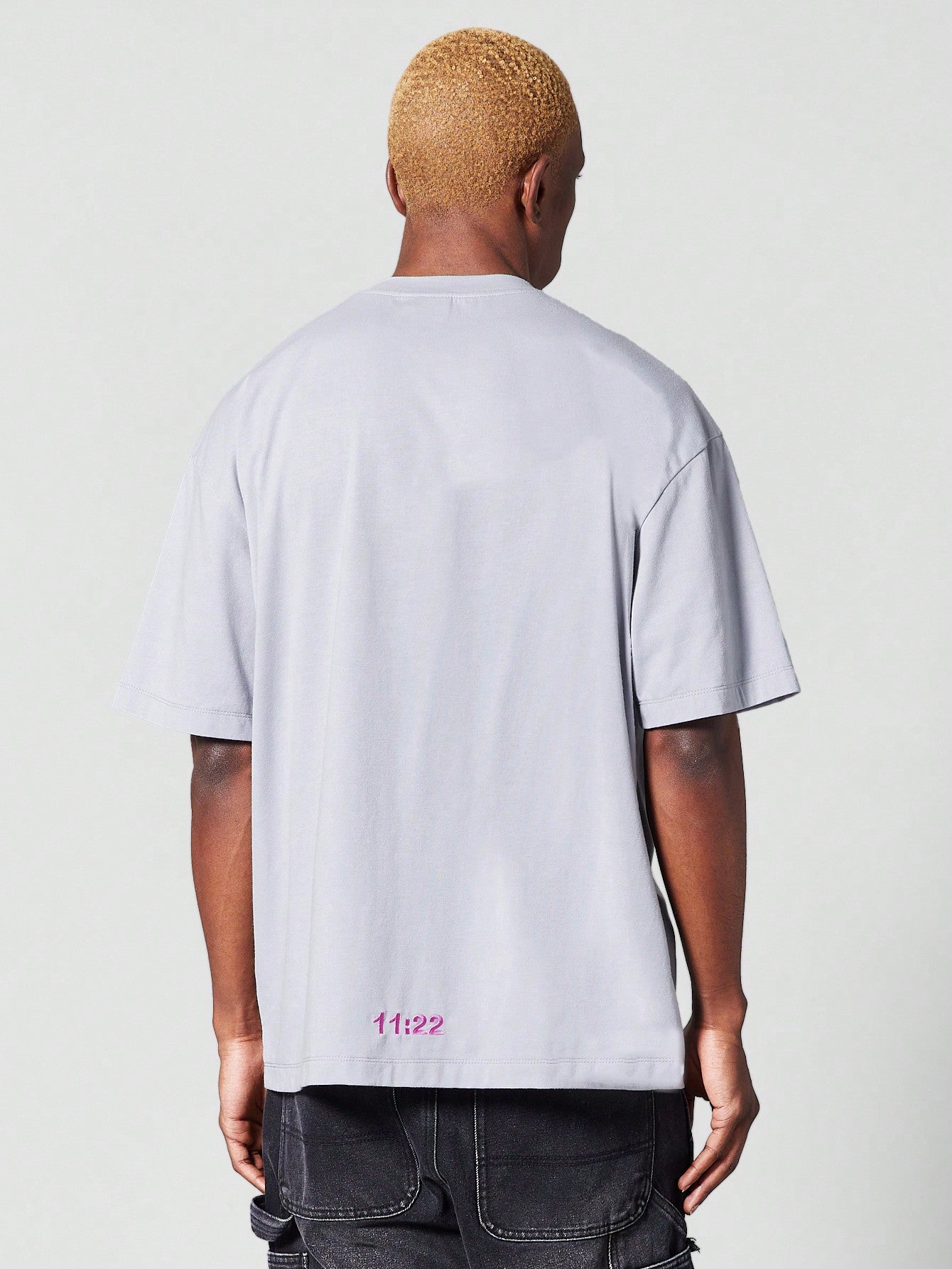 Tee With Front Embroidery