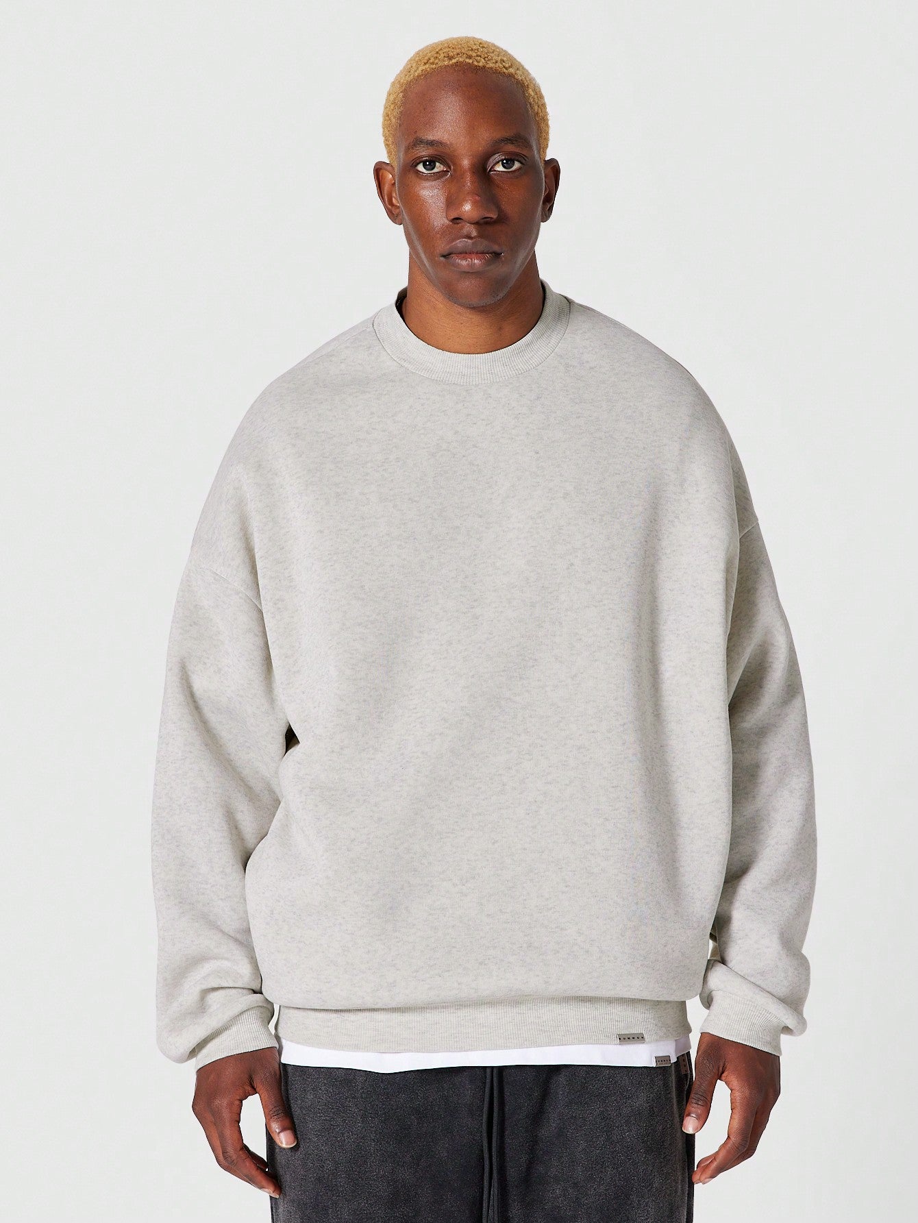 Oversized Fit Sweatshirt With Side Pockets