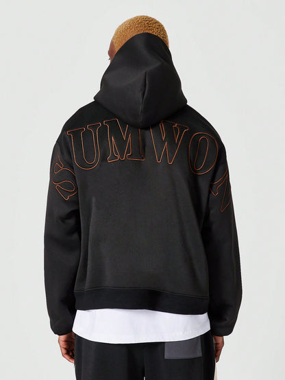 Overhead Hoodie With Back Embroidery