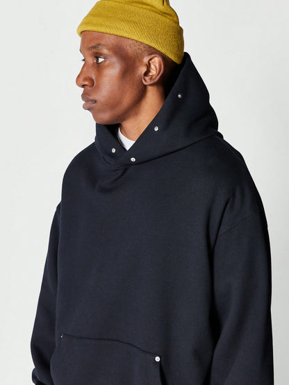 Overhead Hoodie With Rivets