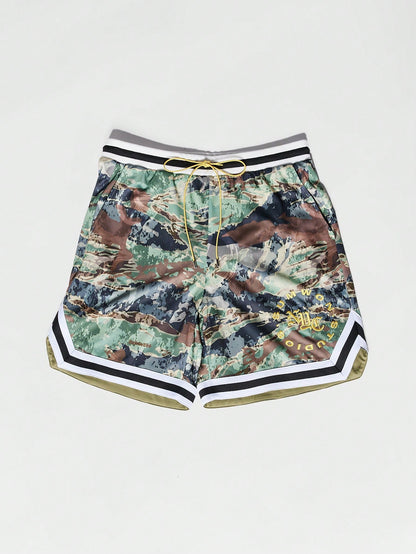 Mesh Short With All Over Print