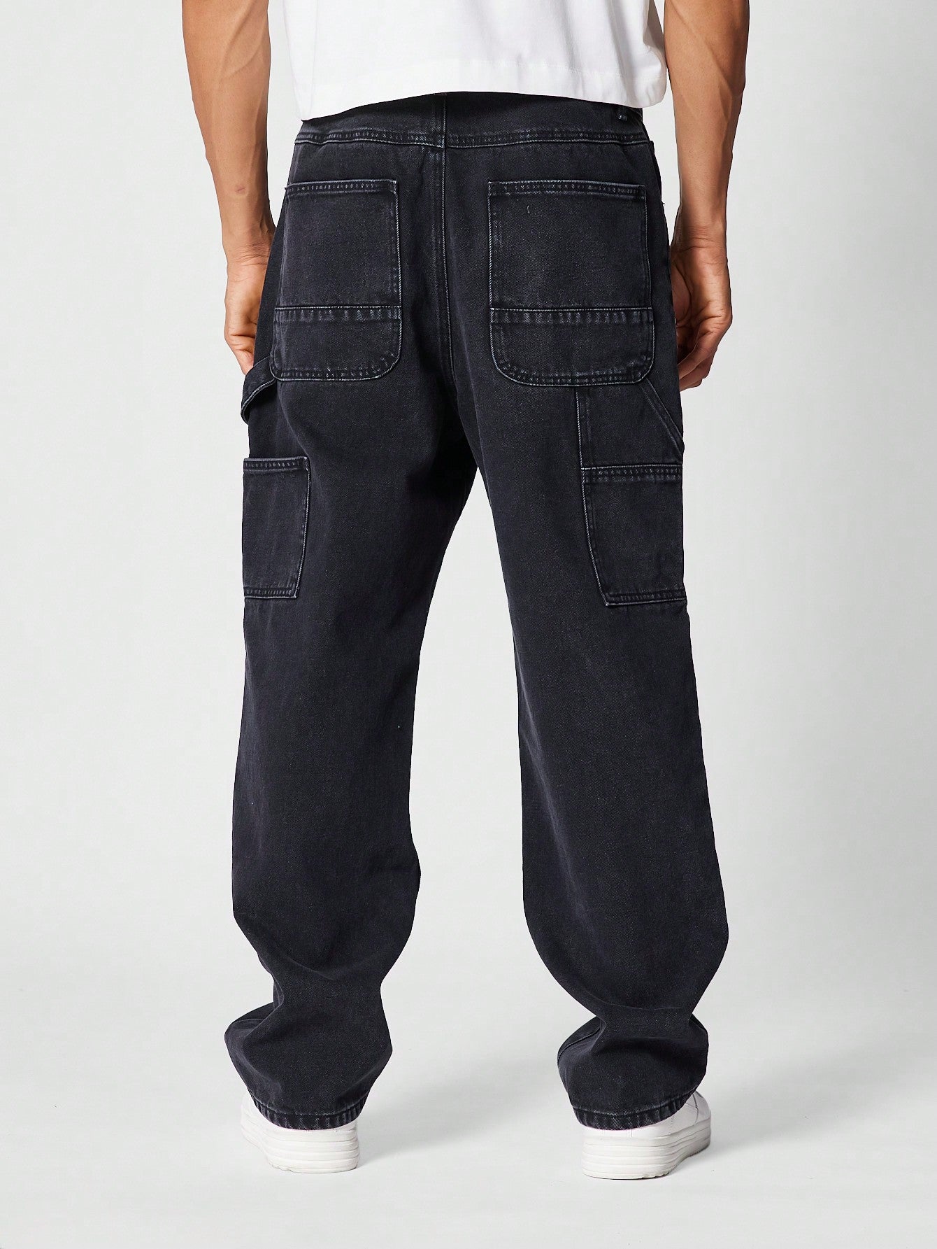 Straight Fit Carpenter Jean With Studs