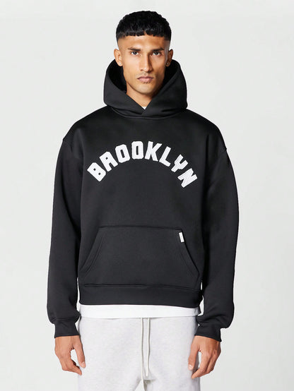 Overhead Hoodie With Front Applique Print