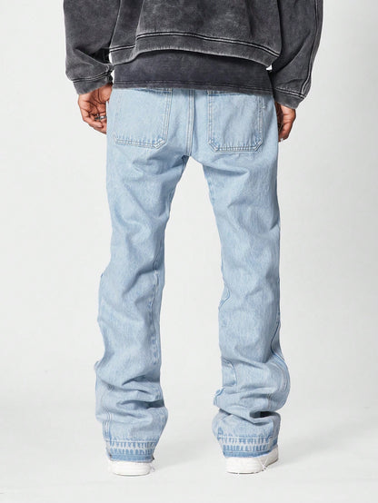 Flare Fit Distressed Jean