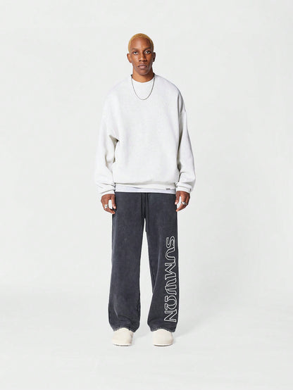 Straight Fit Jogger With Logo Print