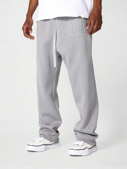 Drop Crotch Jogger With Embossing