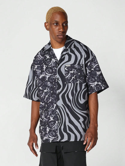 Revere Shirt With All Over Print