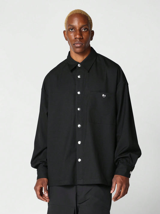 Overshirt With Side Vent