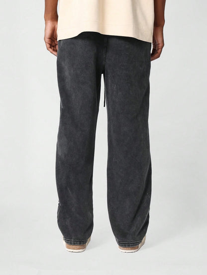 Straight Fit Jogger With Side Studs