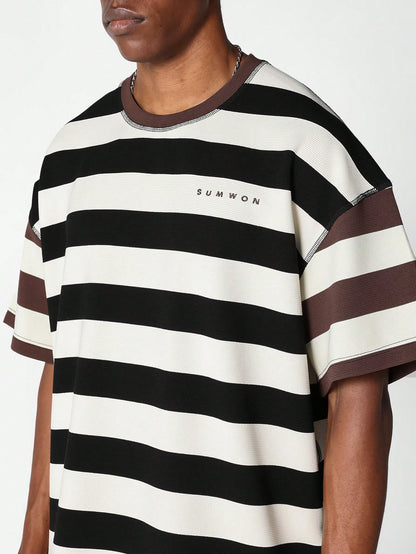 Boxy Fit Striped Tee