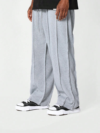 Drop Crotch Jogger With Exposed Seam