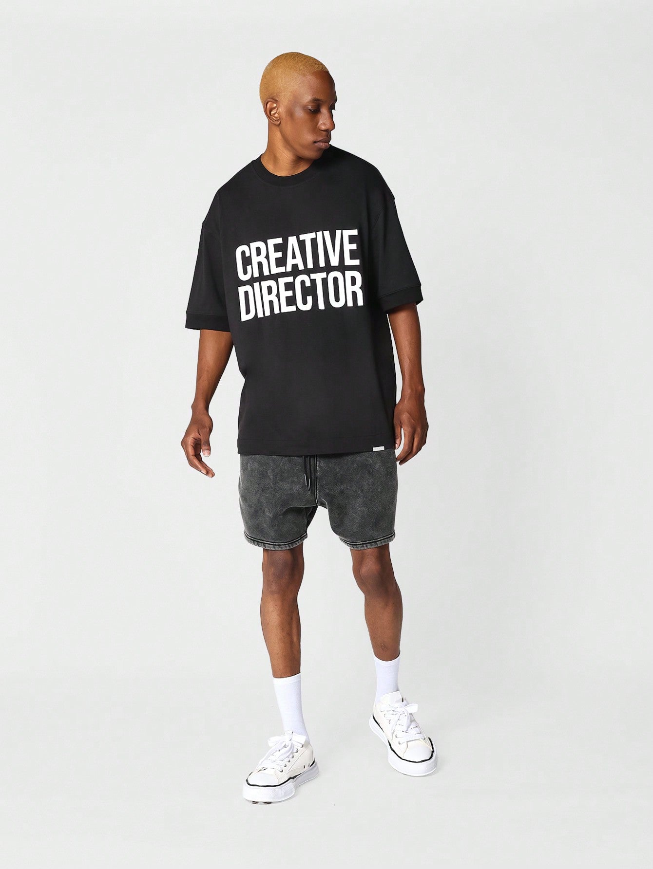 Oversized Fit Tee With Graphic