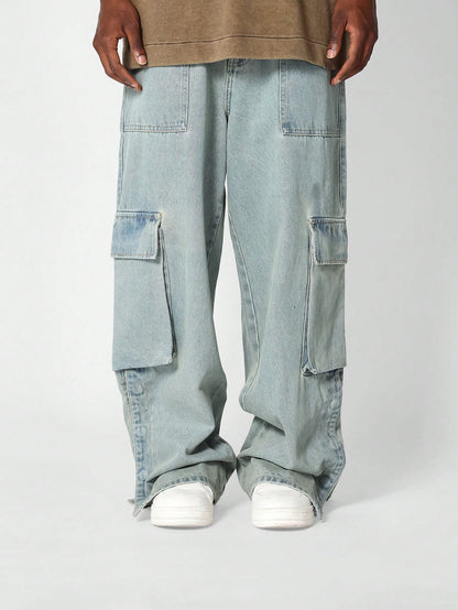 Cargo Jean With Side Snaps