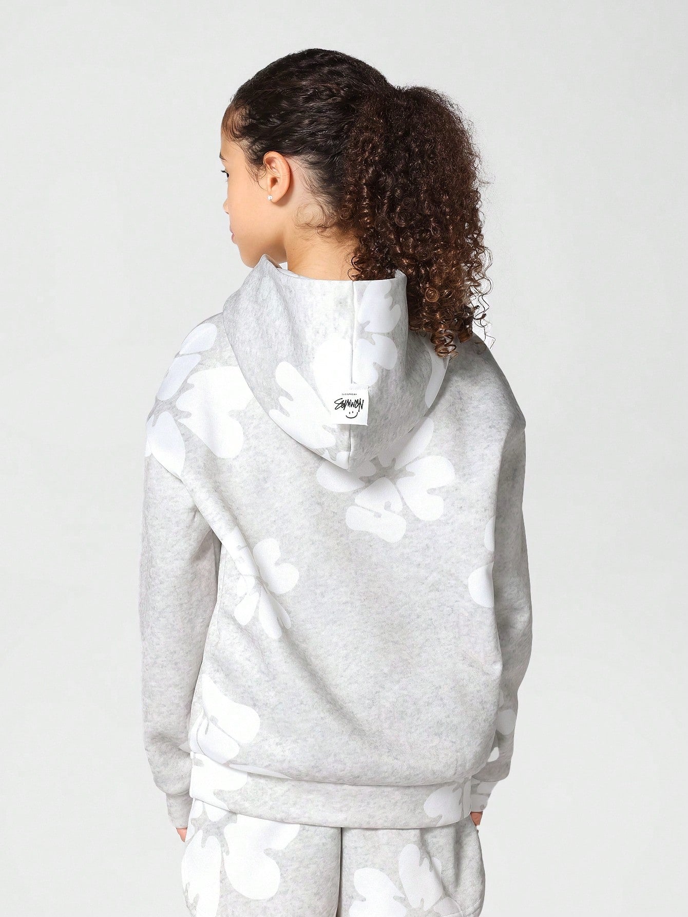 Kids Unisex Overhead Hoodie With All Over Print