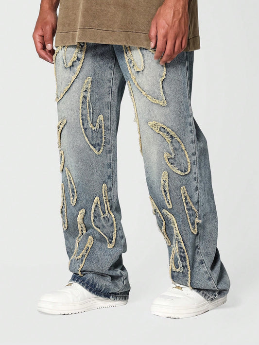 Loose Fit Jean With Applique