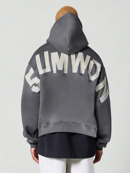 Overhead Hoodie With Front And Back Print